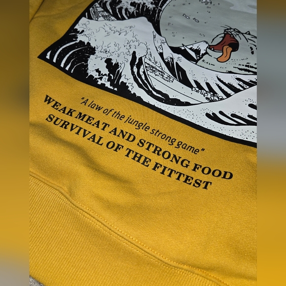 Japanese Streetwear Mr. Scarecrow Law of Nature Power of Game Hoodie - Picture 1 of 5